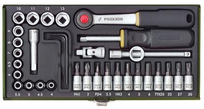 PROXXON dopsleutel set socket wrench set 36-t. - thumbnail
