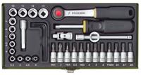 Proxxon Industrial 23080 Dopsleutelset Metrisch 1/4 (6,3 mm) 36-delig - thumbnail