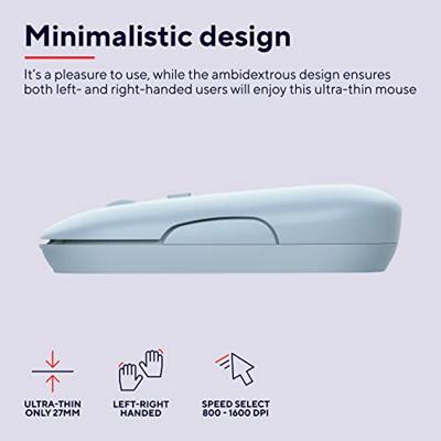 Wireless muis Trust Puck 1600 DPI Blauw