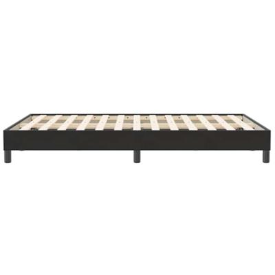 Boxspring zonder matras fluweel zwart 120x210 cm
