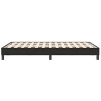 Boxspring zonder matras fluweel zwart 120x210 cm - thumbnail