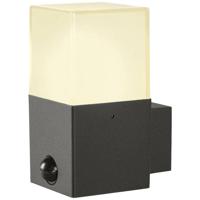 SLV Antractiete buitenlampGrafit met sensor vierkant - 1006183 - thumbnail