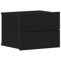 Nachtkastje 2 pcs Zwart Eiken 40 x 30 x 30 cm Bewerkt hout - thumbnail