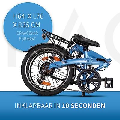 Pacto Three 20 inch Vouwfiets 6v