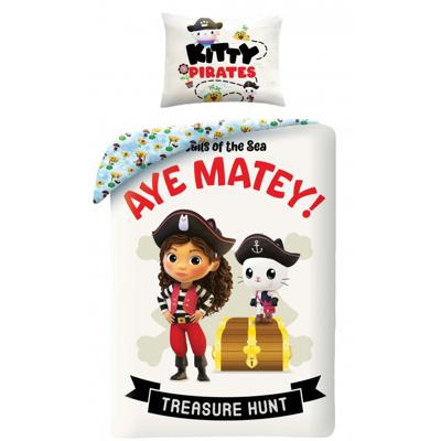 Gabby's Poppenhuis Dekbedovertrek Treasure Hunt - 140 x 200 cm - Katoen - 70 x 90 cm