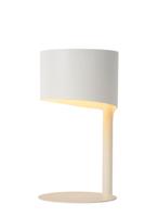 Lucide KNULLE - Tafellamp - Ø 15 cm - 1xE14 - Wit - thumbnail