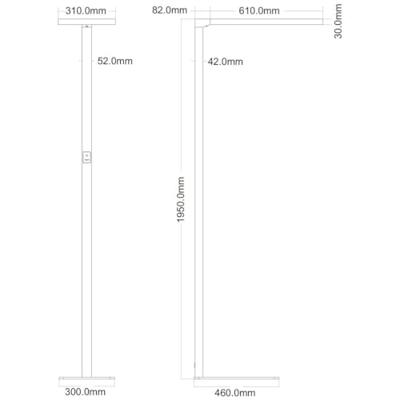 Deko Light Office One 343030 Staande lamp LED LED vast ingebouwd 80 W Energielabel: F (A - G) Wit Deko Light Office One 343030 Staande lamp LED LED vast ingebouwd 80 W Energielabel: F (A - G) Wit