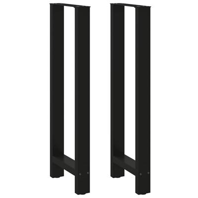 Bartafelpoten 2 st 40x(110-111) cm staal zwart