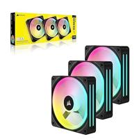 Corsair CO-9051002-WW PC-ventilator Zwart, Wit (b x h x d) 150 x 50 x 150 mm Incl. LED-verlichting - thumbnail
