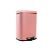 Pedaalemmer DKD Home Decor Perzik Metaal Polypropyleen Eenvoudig 5 L - thumbnail