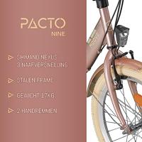 Pacto Nine 20 inch Vouwfiets 3v - thumbnail