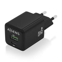Oplader Aisens ASCH-30W2P038-BK Zwart 33 W - thumbnail