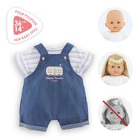 Corolle poppen jeans overall met t-shirt kleine ontdekker - 36cm - thumbnail