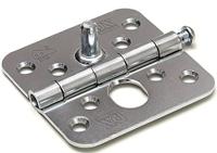 VH-Scharnier 76x76mm staal vz roh DX (losse pen) - thumbnail