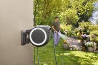 Gardena wandslangenbox 25 meter wit rollup - thumbnail