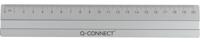 Q-CONNECT meetlat, aluminium, 20 cm, in ophangetui - thumbnail