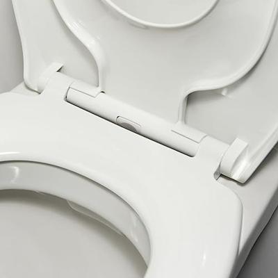 Tiger Toiletzitting Tulsa Softclose Quickrelease Thermoplast RVS Wit - thumbnail