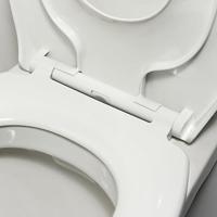 Toiletzitting Tiger Tulsa Softclose Quickrelease Thermoplast RVS Wit - thumbnail