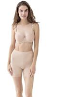 Corrigerende boxershort - Daily Shape Nova Retro - katoenen shapewear boxershort - Zwart - Huidskleur - thumbnail