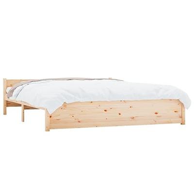 Bedframe zonder matras massief hout 160x200 cm - thumbnail