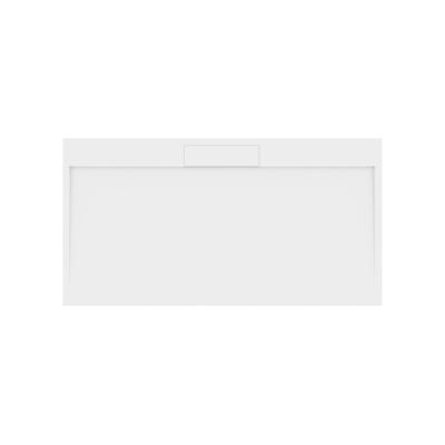 Douchebak Gegoten Marmer Sapho Irena 150x80x3.5 cm Rechthoek Wit Douchebak Gegoten Marmer Sapho Irena 150x80x3.5 cm Rechthoek Wit