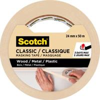 Afplaktape scotch classic 24mmx50m beige - thumbnail
