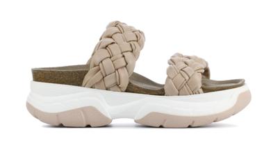 Mace Dames Slippers in Leder (Beige) Mace Dames Slippers in Leder (Beige)