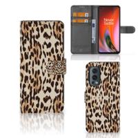 OnePlus Nord 2 5G | Telefoonhoesje | Met pasjeshouder | Leopard - thumbnail