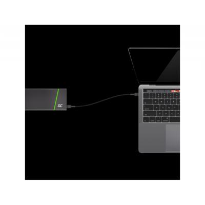 Green Cell KABGC31 USB-kabel USB 2.0 0,3 m USB C Zwart - thumbnail