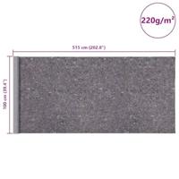 Antislip schildersvlies 5 m 220 g/m grijs - thumbnail