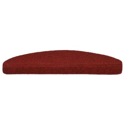 VidaXL Trapmatten zelfklevend 65x21x4 cm naaldvilt rood 15 st