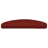 VidaXL Trapmatten zelfklevend 65x21x4 cm naaldvilt rood 15 st - thumbnail
