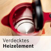 Bosch 1,7L MyMoment, rot Waterkoker Rood - thumbnail