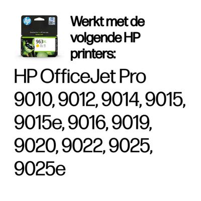 Compatibele inktcartridge HP 3JA29AE Geel - thumbnail
