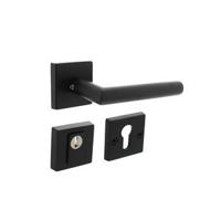 Intersteel Achterdeurbeslagset vierkantBackura zwart kerntrekbeveiliging - 0023.405725 - thumbnail