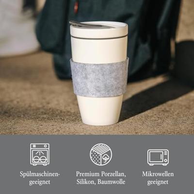 VILLEROY & BOCH - Coffee to Go - Beker 0,35l wit