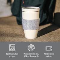 VILLEROY & BOCH - Coffee to Go - Beker 0,35l wit - thumbnail