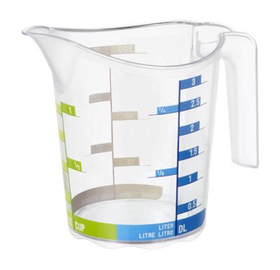 Rotho domino maatbeker 0.3l transparant