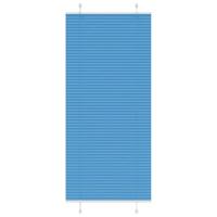 VidaXL Plissé rolgordijn 90x200 cm stofbreedte 89,4 cm polyester blauw - thumbnail