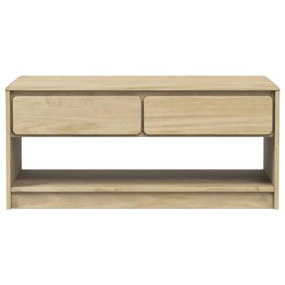 Salontafel SAUDA 99x55x45 cm massief grenenhout eikenkleurig Salontafel SAUDA 99x55x45 cm massief grenenhout eikenkleurig