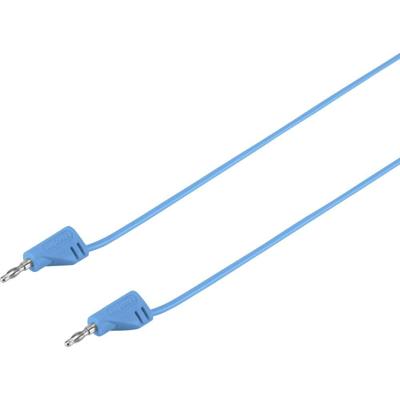 VOLTCRAFT MSB-200 Meetsnoer Banaanstekker 2 mm Banaanstekker 2 mm 0.90 m Blue 1 stuk(s) VOLTCRAFT MSB-200 Meetsnoer Banaanstekker 2 mm Banaanstekker 2 mm 0.90 m Blue 1 stuk(s)