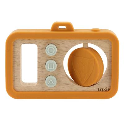 Trixie houten siliconen baby camera - mr. fox