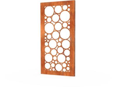 Gerofence Cortenstaal Corten Bubbles Schuttingen 100 x 0,5 x 180 cm Geroba - Geroba