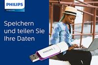 Philips FM64FD70B USB flash drive 64 GB USB Type-A 2.0 Paars, Wit - thumbnail
