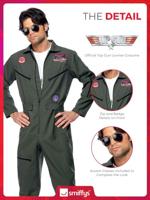 Top Gun Jumpsuit kostuum - thumbnail
