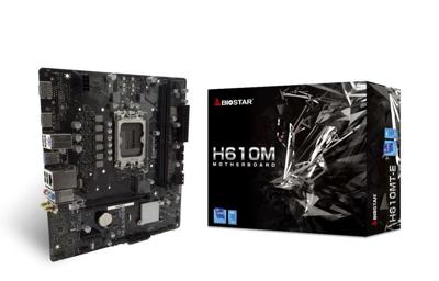 BioStar H610MT-E Moederbord Socket Intel LGA 1700 Vormfactor Micro-ATX Moederbord chipset Intel® H610