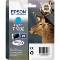 Epson inktcartridge T1302, 765 pagina&apos;s, OEM C13T13024012, cyaan - thumbnail