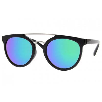 CWI zonnebril unisex piloot cat.3 zwart/groen (CWI466) CWI zonnebril unisex piloot cat.3 zwart/groen (CWI466)