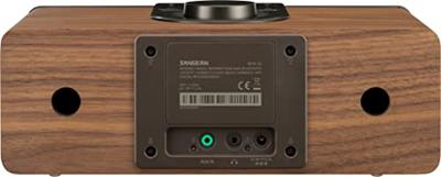 Sangean WFR-32 Internetradio Internet Bluetooth, AUX, USB, Internetradio Incl. afstandsbediening Zwart, Hout