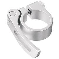 Ergotec Zadelpenklem scq-080 ø31,8 mm aluminium met snelspanner - zilver - thumbnail
